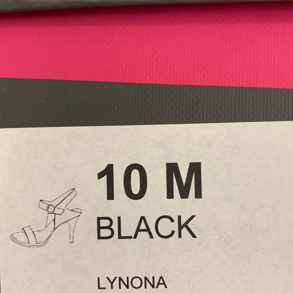 Vince Camuto Black Lynona Heeled Sandals Shoes Size 10 Heeled Sandal - Picture 12 of 12